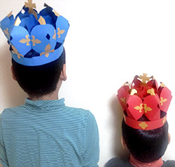 ペーパークラウン Paper Crown 紙で作る王冠 マゴクラ ダンボールインテリア生活